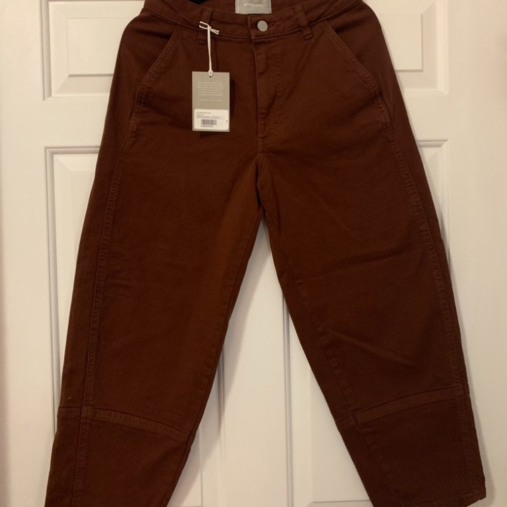 NWT Everlane Utility Barrel Pant Rosewood